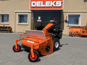 Self-propelled motor-driven flail mower