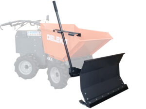Snowblade for powered wheelbarrow XE-4WD