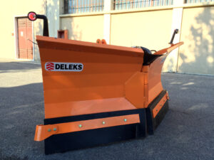 Snowplough for tractor front-end loaders
