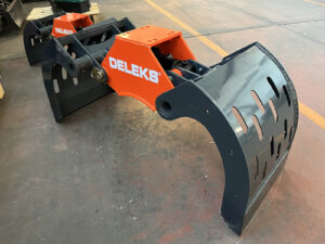Stone and sorting grapple for mini excavators and forest cranes