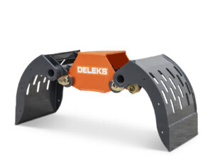 Stone and sorting grapple for mini excavators and forest cranes