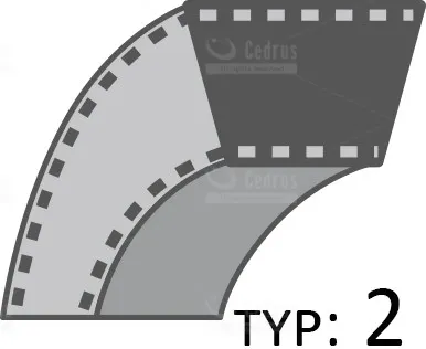 TYP.2 Siksna Cedrus motorizētai slotai CEDZM05PRO-E /10x778/ - Image 1