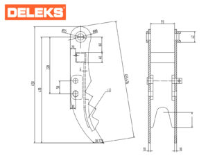 Thumb for bucket S100 mini excavator