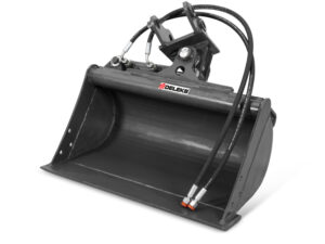 Grāvju kauss ar sagāzumu mini ekskavatoram - 80 cm Deleks M100B800TILT