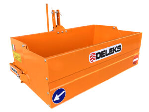 Tipping Transportbox 140cm in HARDOX & SSAB steel for tractor