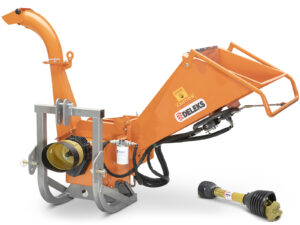 Tractor mounted Bio Shredder with Hydraulic Feed