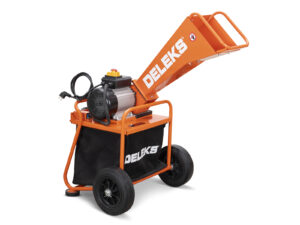 Wood chipper shredder with electric motor