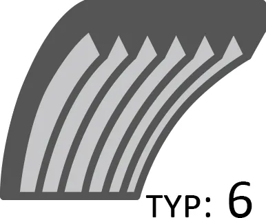 belt_6_large Siksna Nac nažu piedziņas YT5110 LE14-38-PB-Y pļaujmašīnai elektriskai marketowe /19x510/ - Image 1