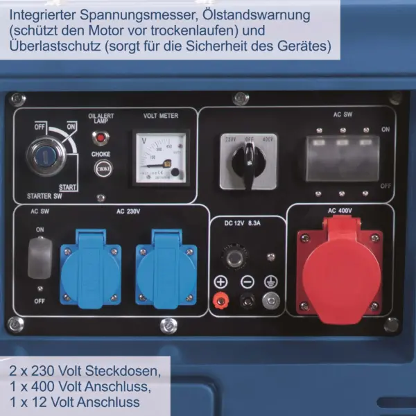 dīzeļdegvielas ģenerators scheppach sg5200d 5kw