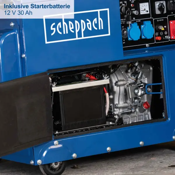 dīzeļdegvielas ģenerators scheppach sg5200d 5kw